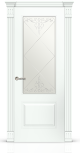 Межкомнатная дверь Вероник-1 Эмаль “Сигнальный белый”